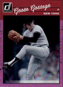 2023 Donruss Goose Gossage #286 Holo Pink Card