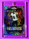 Lamar Jackson Silver Disco Refractor Panini Prizm