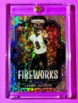 Lamar Jackson Silver Disco Refractor Panini Prizm