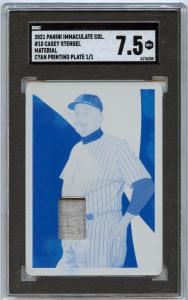 2022 Panini Immaculate Casey Stengel 1/1 Printing Plate
