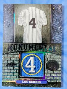 2024 Leaf Bronx Legacy Lou Gehrig Black Foil #3/3