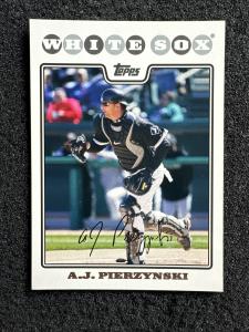 A.J. Pierzynski 2008 Topps Baseball Card #565