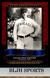 2003 SP Legendary Cuts Cap Anson Card