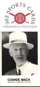 1983 TCMA Renata Galasso Connie Mack Card