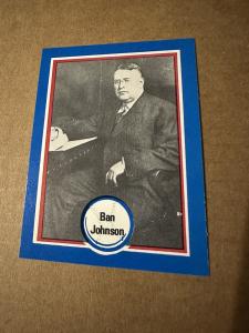 1976 Shakey's Pizza #10 Ban Johnson Baseball Card