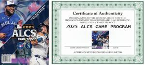 2025 Blue Jays ALCS Game Program