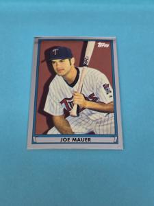 2008 Topps Chrome Joe Mauer Baseball Card