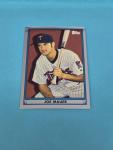 2008 Topps Chrome Joe Mauer Baseball Card