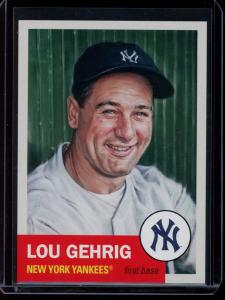 2023 Topps Living Set Lou Gehrig Card