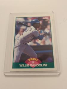 1989 Score Willie Randolph Rookie Card #41T