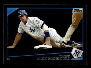 2009 Topps Alex Rodriguez Black Card Yankees