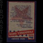 1984 Topps Ron Guidry #406 Yankees Card