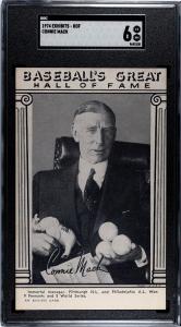 1974 Connie Mack Baseball Hall of Fame Card