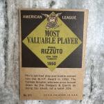 Phil Rizzuto 1961 Topps Yankees MVP Card #471