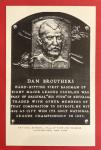 1956-63 Dan Brouthers HOF Plaque Postcard