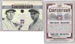 2015 Cooperstown Dual Gem Ruby Eddie Collins Jimmie Foxx