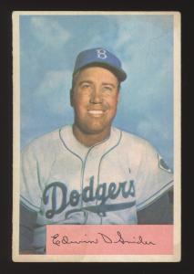 1954 Bowman Duke Snider Baseball Card #170