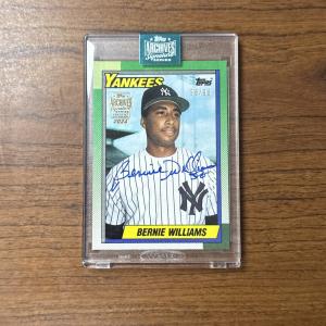 2024 Topps Archives Bernie Williams Auto /98