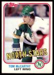 1981-82 Topps Tom McCarthy Hockey Card #108