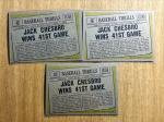 1961 Topps Jack Chesbro #407 NY Giants Cards