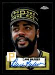 Dave Parker 2021 Topps Chrome Autograph Card