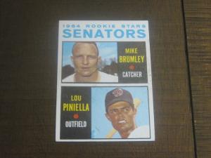 Lou Piniella 1964 Topps Baseball Rookie Card