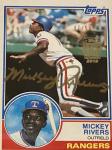 2019 Topps Archives Mickey Rivers Autograph Card