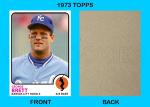 George Brett Kansas City Royals Art Card 1973