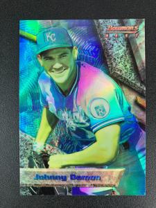 1994 Bowman's Best Blue Refractor Johnny Damon RC