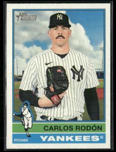 2025 Topps Heritage Carlos Rodon Short Print #481