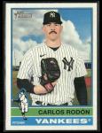 2025 Topps Heritage Carlos Rodon Short Print #481