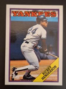 Rickey Henderson 1980s 'You Pick It' Card