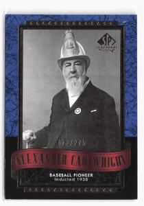 2003 SP Legendary Cuts Blue Alexander Cartwright #5