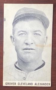 1960-61 Exhibits Grover Cleveland Alexander Card