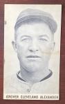 1960-61 Exhibits Grover Cleveland Alexander Card