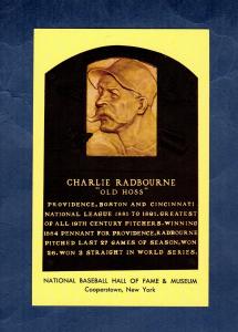 1964 HOF Postcard Hoss Radbourne Grays Braves Reds