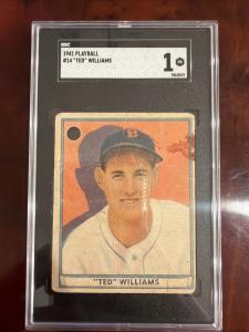 1941 Play Ball Ted Williams Boston Red Sox Card