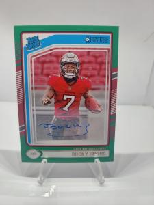 2024 Panini Donruss Bucky Irving Rated Rookie Autograph