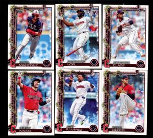 2025 Topps Holiday Cleveland Guardians Team Set