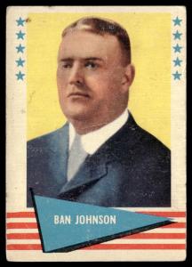 1961 Fleer Ban Johnson Baseball Card #48