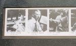 1950 R423 Uncut Strip Babe Ruth Ty Cobb Cards