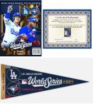 2025 Dodgers vs. Blue Jays World Series Program & Pennant
