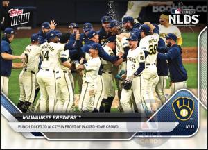 Milwaukee Brewers 2025 NLCS Topps NOW Card 859