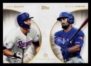 2022 Topps Dynamic Duals Corey Seager Marcus Semien