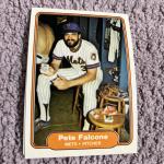 1982 Fleer Pete Falcone New York Mets Card