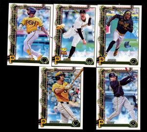2025 Topps Holiday Pirates Team Set with Skenes Rookie
