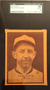 1931 W517 Eddie Collins Baseball Card SGC 4