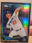 2013 Topps Chrome Clayton Kershaw Black Refractor