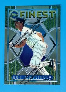 1995 Topps Finest Don Mattingly Yankees Card