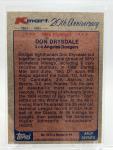 1982 Topps Don Drysdale Baseball Card #42